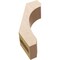 Ekena Millwork 3-inch W x 8-inch D x 12-inch H Legacy Rough Cedar Woodgrain TimberThane Knee Brace, Primed BRCUR03X08X12LECRCPR - alternate 4